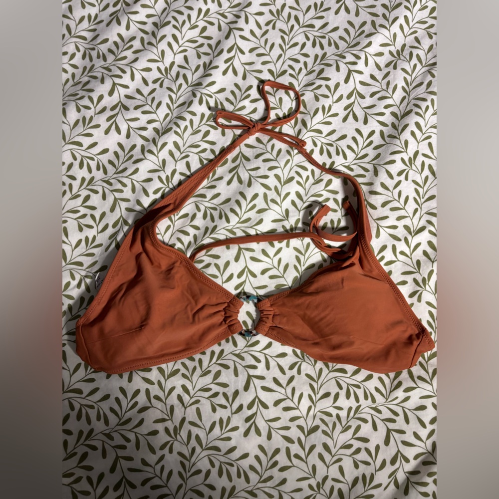 Aerie Tie Neck Swim Top Size Medium